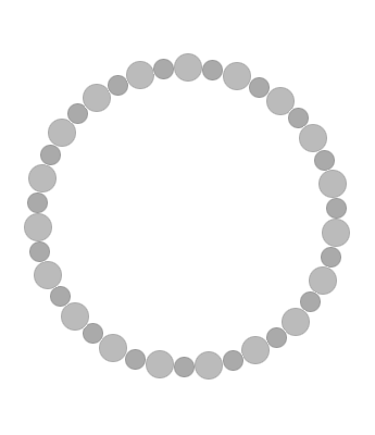 パワーストーンオーダーメイド 上品な4mm×6mmブレスレット - 洗練された雰囲気を醸し出す