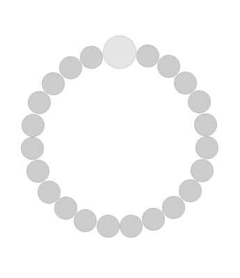 パワーストーンオーダーメイド カッコいい8mm+12mmブレスレット - 引き締まったデザイン