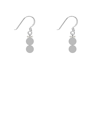 パワーストーンオーダーメイド 2粒の6mmシルバーピアス - おしゃれなデイリーアクセサリー