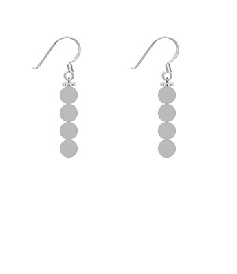 パワーストーンオーダーメイド 最新作4粒6mmシルバーピアス - トレンド感を追求したデザイン