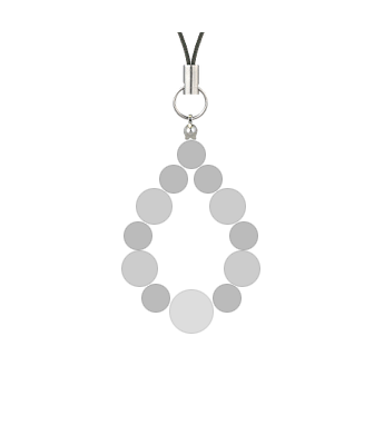 パワーストーンオーダーメイド 6mm×8mmに10mm1ポイントの開運ストラップ - 魅力溢れる