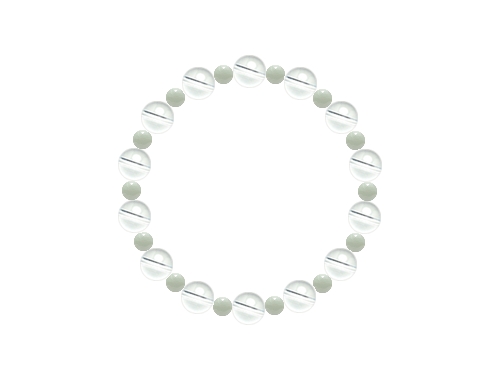 オーダーメイドブレスレット 女性大人気4mm×8mmブレスレット - 女性からの支持が高い 手首:14cm (1032862)