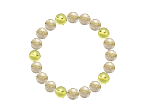 パワーストーンオーダーメイド メンズ10mmシンプルブレスレット - 男性にぴったりの存在感 (1033201)