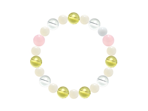 パワーストーンオーダーメイド 魅力溢れる8mm×10mmブレスレット - スタイリッシュデザイン (1033206)