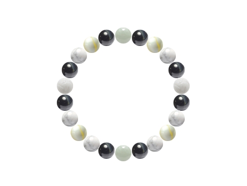 オーダーメイドブレスレット 定番の8mmブレスレット - 男女問わず人気デザイン、売れてます 手首:15cm (1033243)