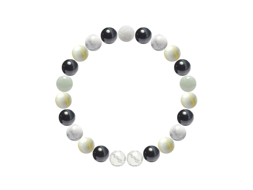 オーダーメイドブレスレット 定番の8mmブレスレット - 男女問わず人気デザイン、売れてます 手首:16cm (1033244)