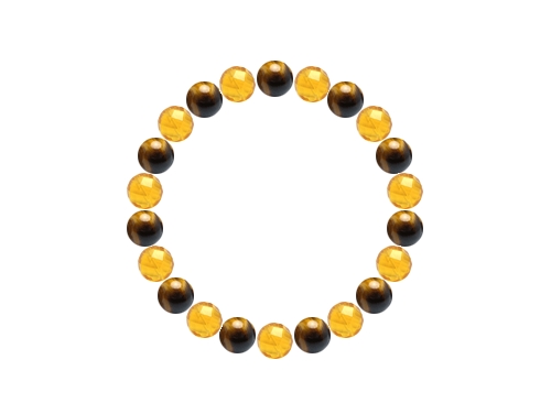 オーダーメイドブレスレット 定番の8mmブレスレット - 男女問わず人気デザイン、売れてます 手首:15cm (1033259)