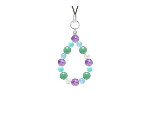 パワーストーンオーダーメイド 4mm×6mmおしゃれストラップ - 個性的で魅力的なデザイン (1033278)