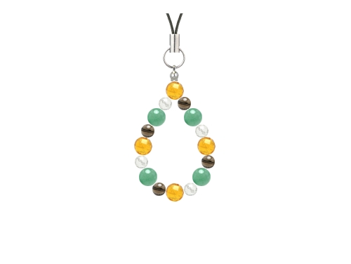 パワーストーンオーダーメイド 4mm×6mmおしゃれストラップ - 個性的で魅力的なデザイン (1033284)