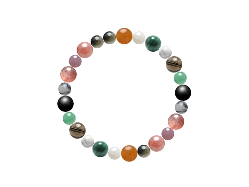 オーダーメイドブレスレット 女性らしい6mm×8mmエレガントブレスレット - 上品な存在感 手首:15cm (1033287)