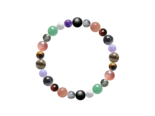 パワーストーンオーダーメイド 女性らしい6mm×8mmエレガントブレスレット - 上品な存在感 (1033288)